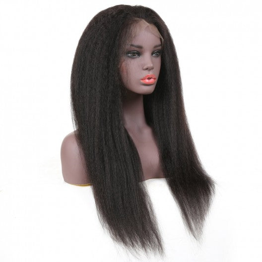 Brazilian Kinky Straight Wig Full Lace